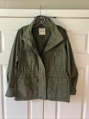 Madewell Olive Utility Field Jacket